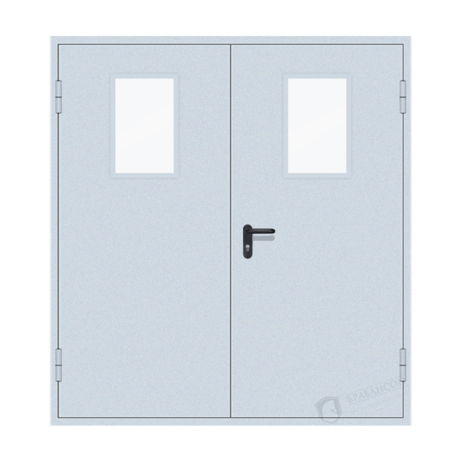 Дверь противопожарная двупольная